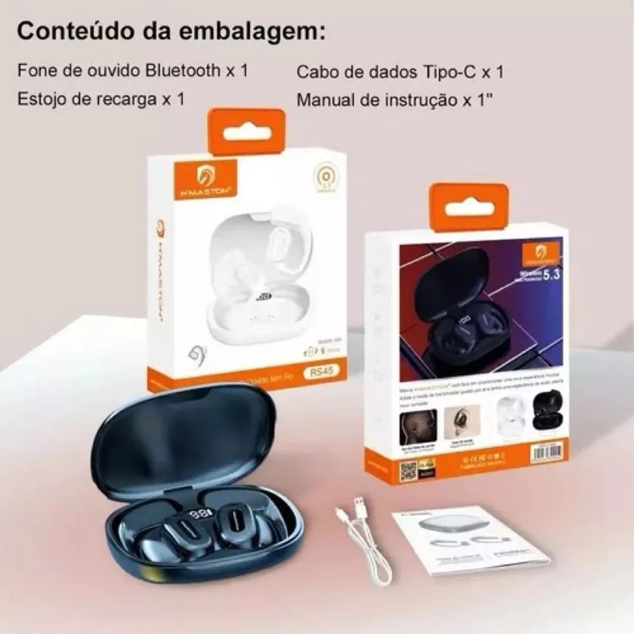 Fone bluetooth sem fio  - Foto 5