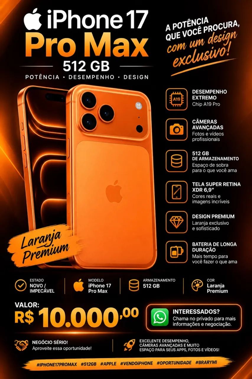 IPHONE 17 PRO MAX 512 GB  - Foto 3
