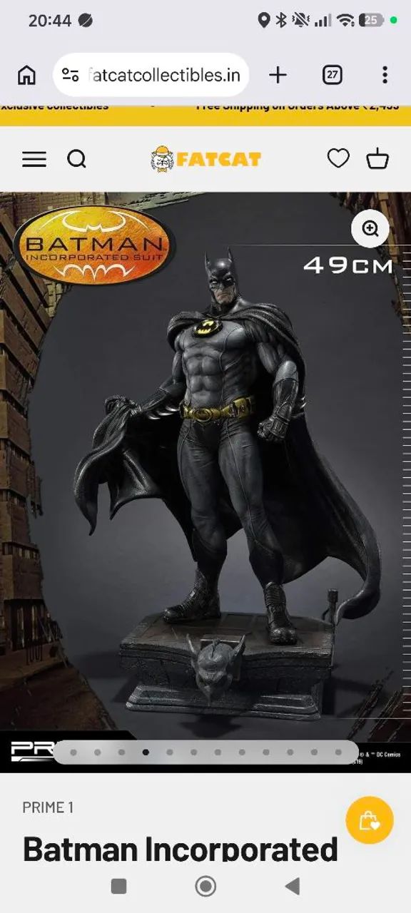 Batman Incorporated Suit 1/5 Prime 1 (Usado) - Foto 4