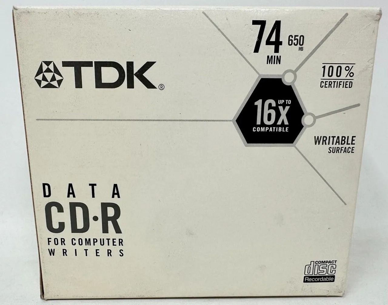 2 ( dois ) Kit 10 Cd-r Mídia TDK Gravável TOTAL 20 MÍDIAS / UNIDADES