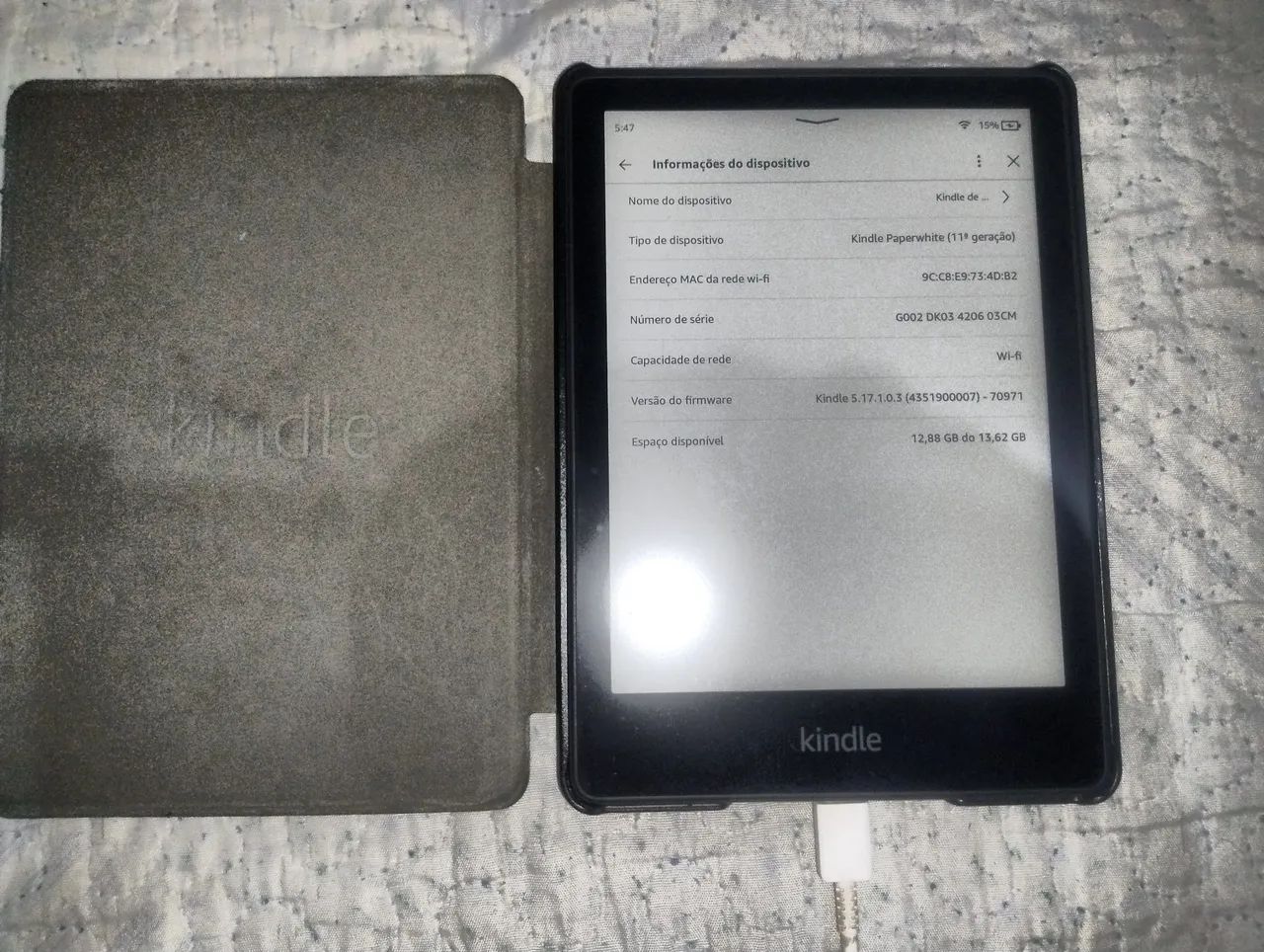 Kindle paperwhite 11 geração 16 GB - Foto 2