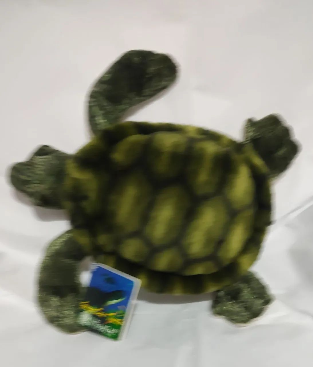 Boneco pelúcia tartaruga (usado)