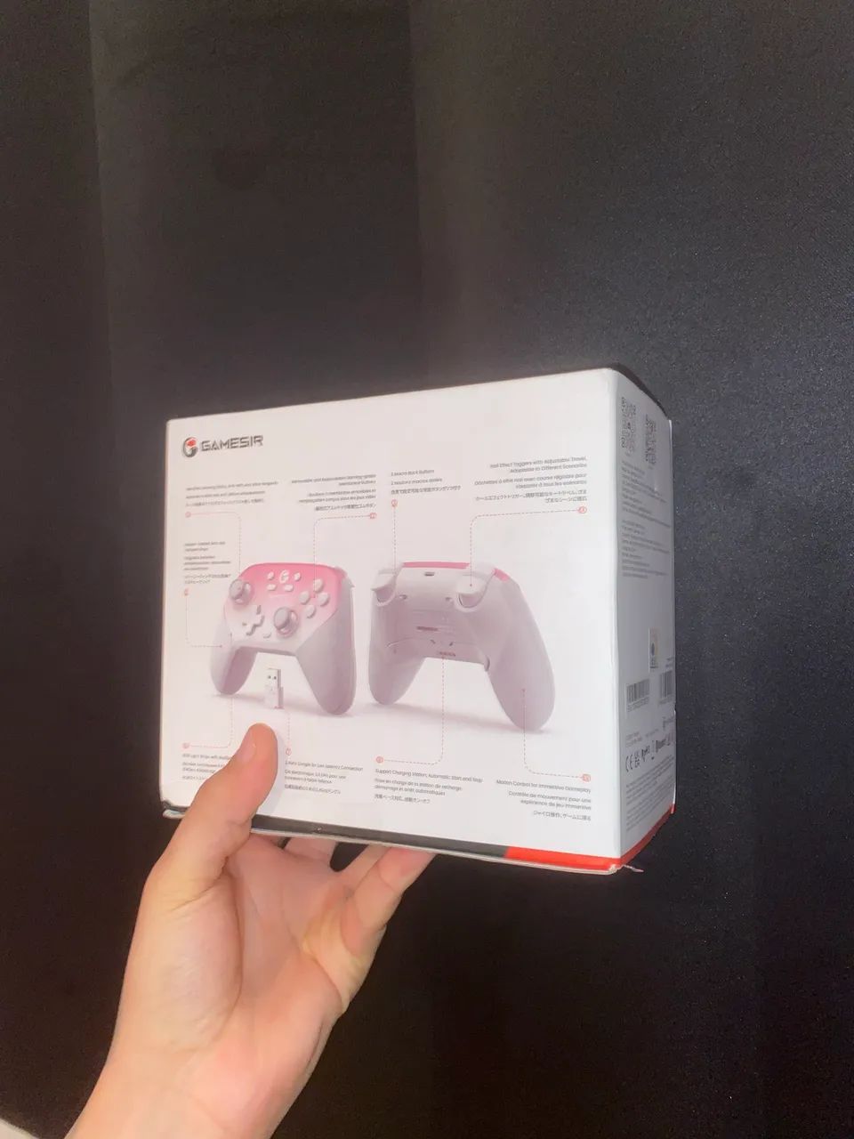 Controle GameSir Super Nova Rosa Wireless Bluetooth 2.4Ghz PC Switch - Foto 3