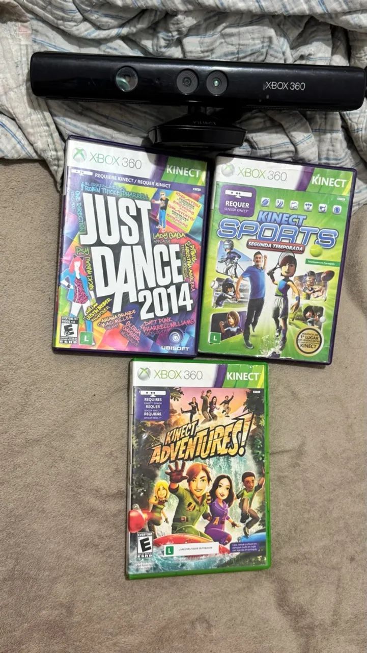 Kinect xbox 360 + jogos  - Foto 3