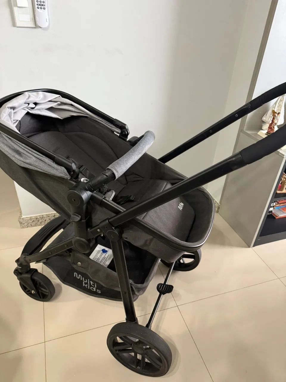 Carrinho de bebê MULTIKIDS beyond com berço Moisés  - Foto 4