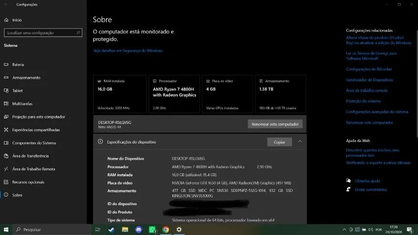 Notebook Gamer Nitro 5 Usado em ótimo estado - Foto 2