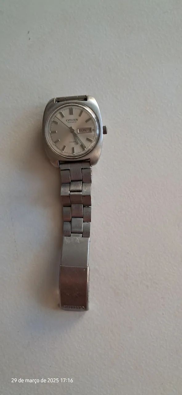 Relógio Vintage Citizen Automatic 4-650221 Y (61-8012) - 100% Original e Funcionando