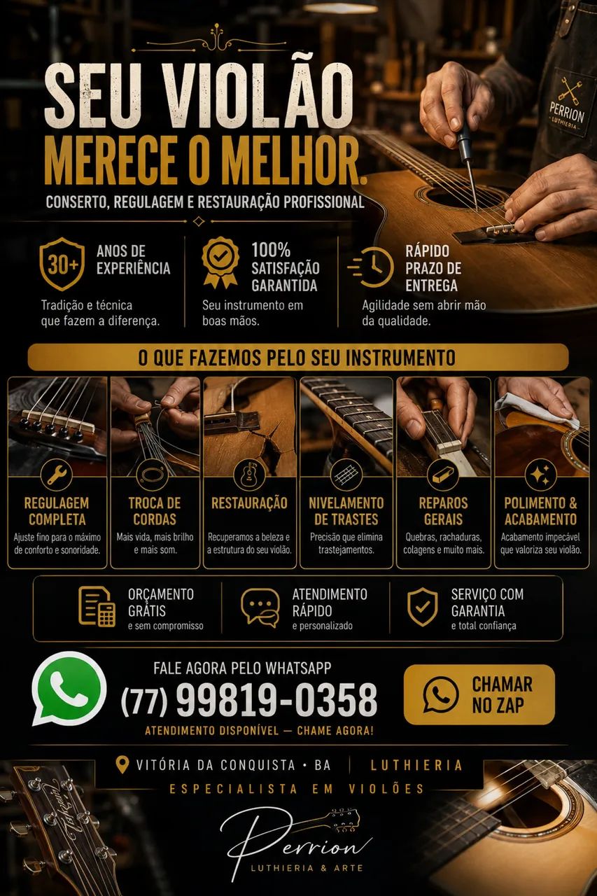 Luthier em Vitória da Conquista 