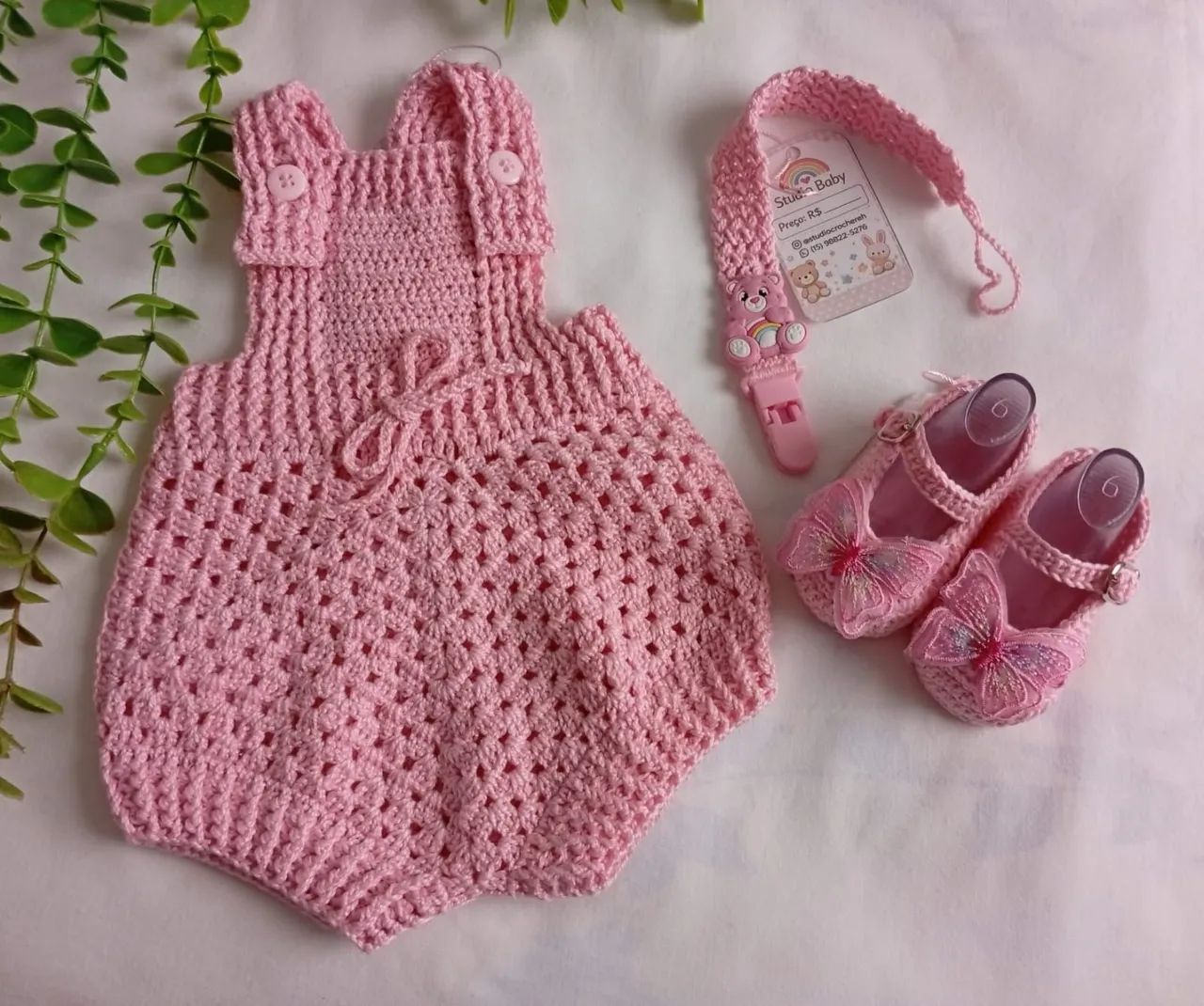 Kit bebê em crochê 