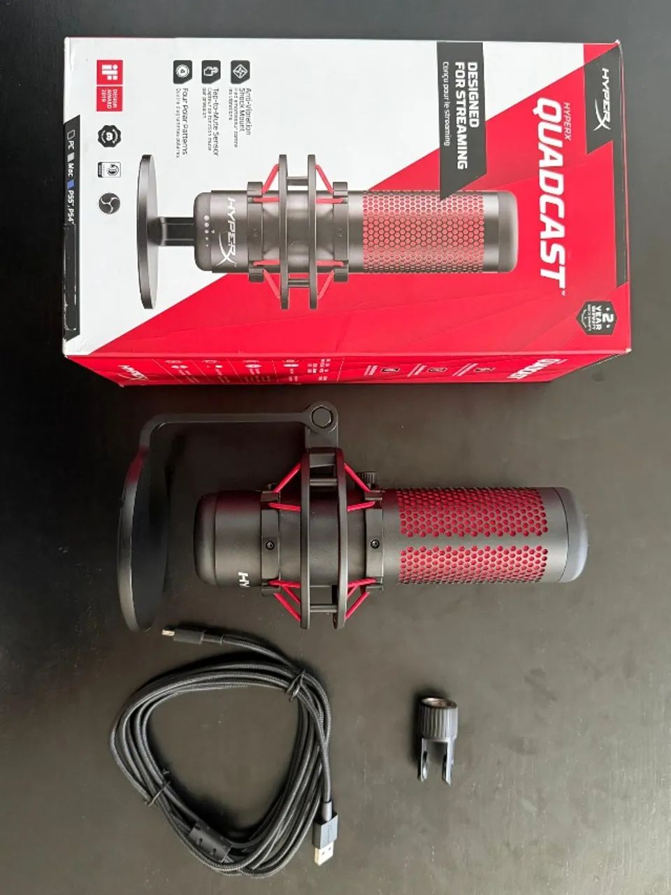 Microfone HyperX QuadCast - Foto 4