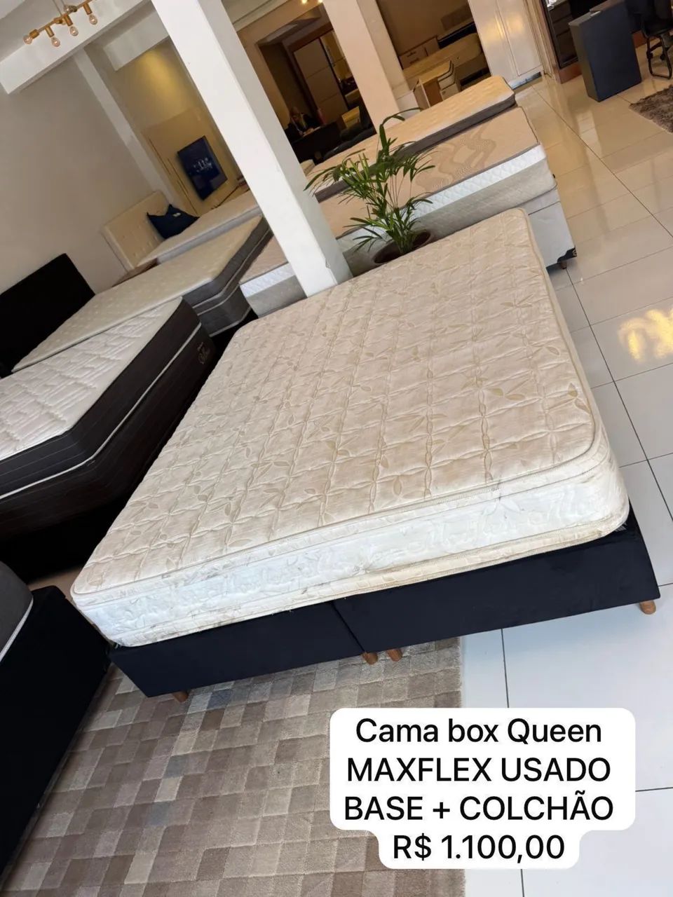 Colchão box Queen Maxflex Usado Top - Entregamos 