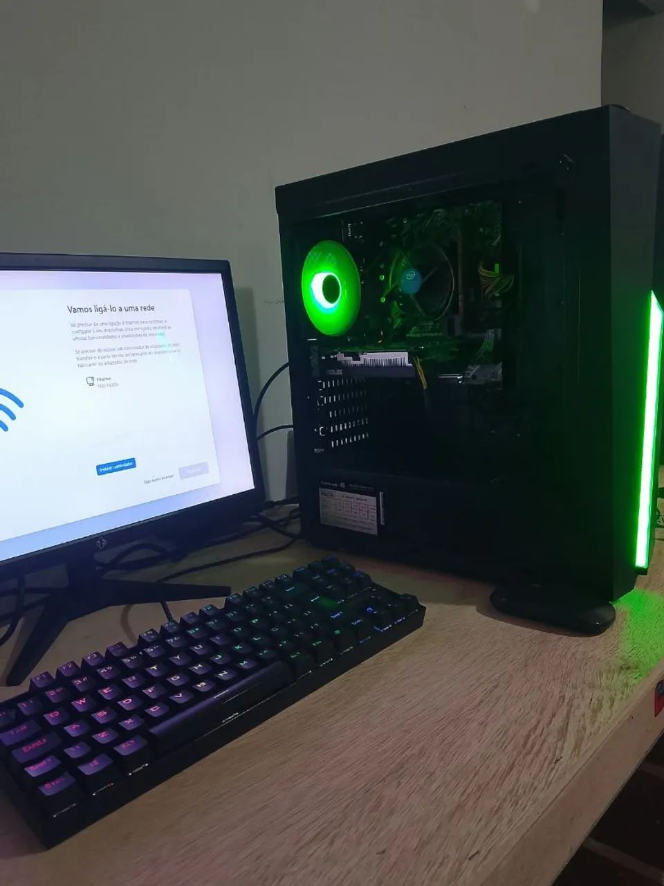 Pc gamer completo com monitor teclado e mouse - Foto 2