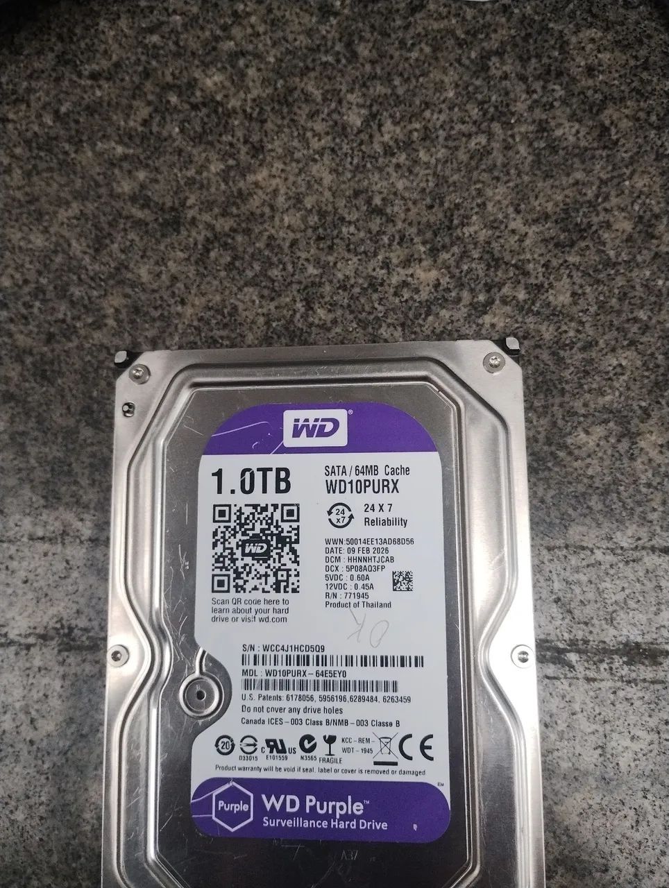 HD purple de 1 terá 