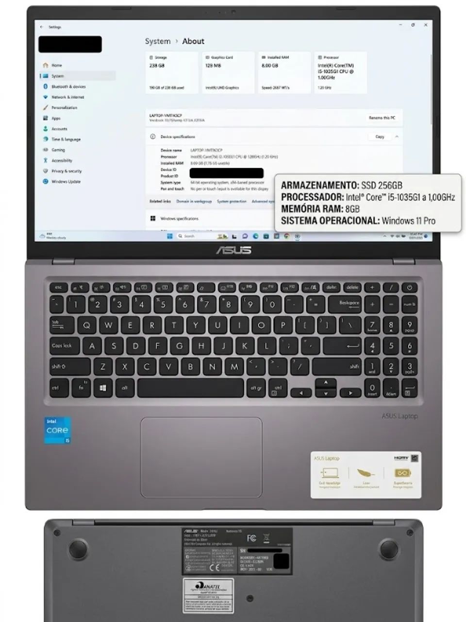 NOTEBOOK ASUS VIVOBOOK - EXCELENTE ESTADO! - Foto 2