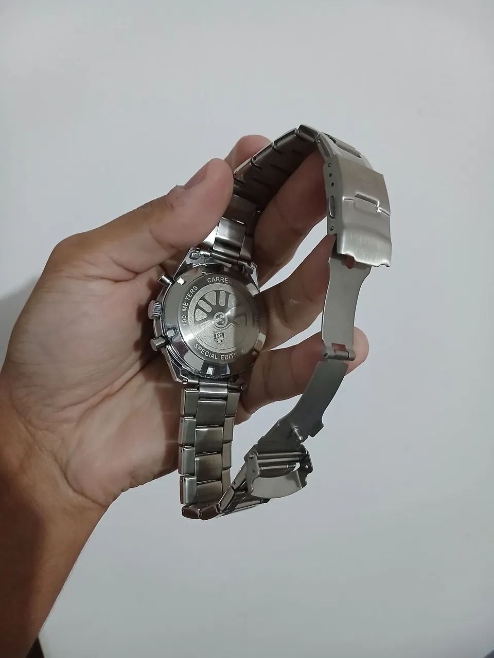 Relógio Estilo Carrera Primeira Linha - Aço Inox - Foto 3
