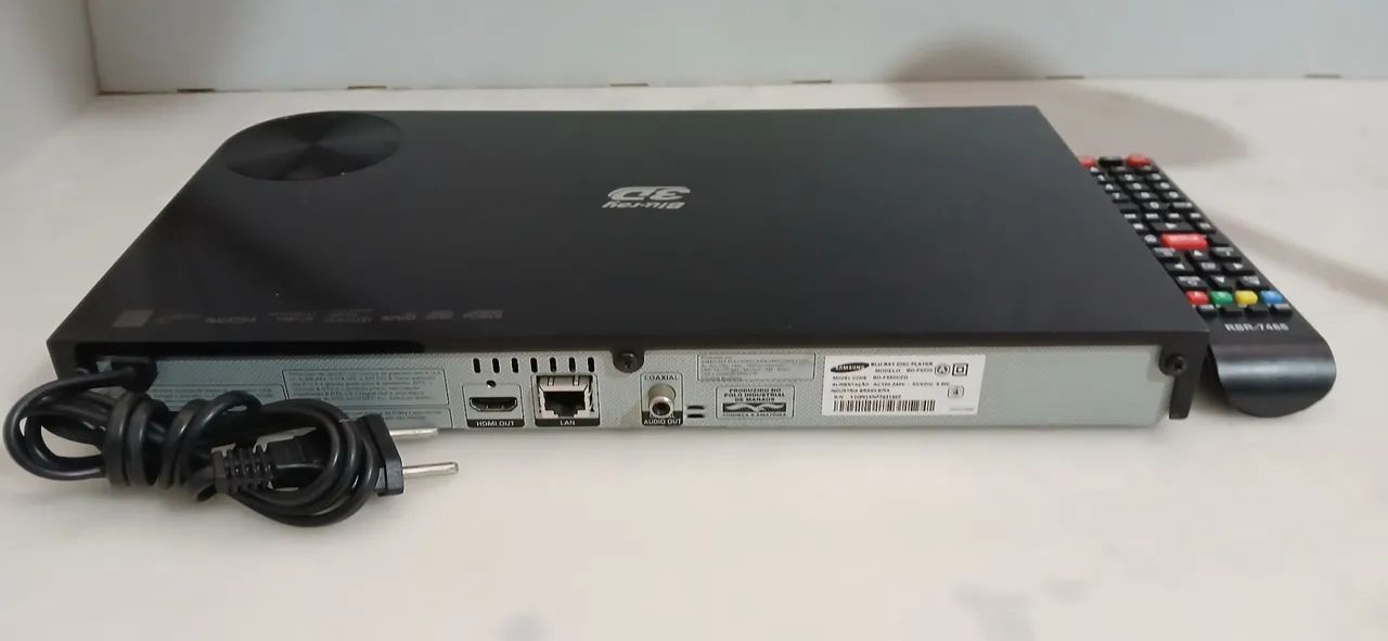 Bluray Player Samsung BD F5500  3D - Foto 5