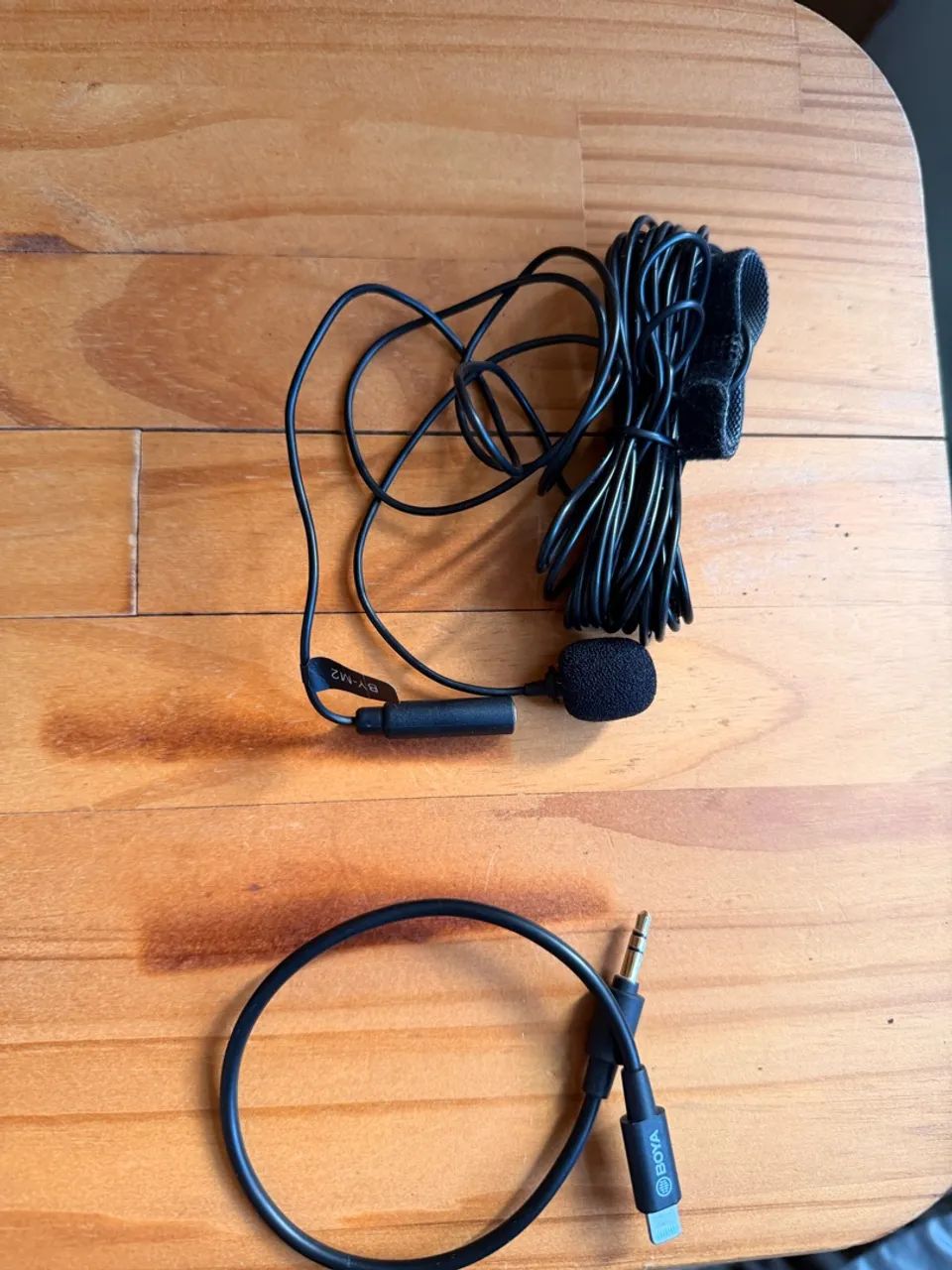 Microfone Lapela Boya BY-M2 + Conector Lightning p/ IPhone - Foto 2
