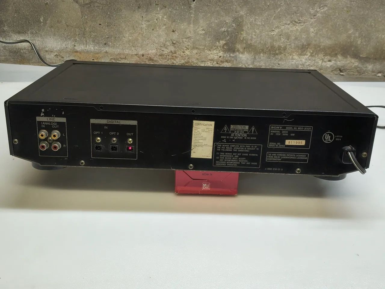 MDS je520 mini disc deck sony - Foto 5