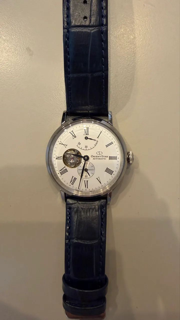 Relógio OrientStar Power Reserve - Open Heart 39mm - Foto 3
