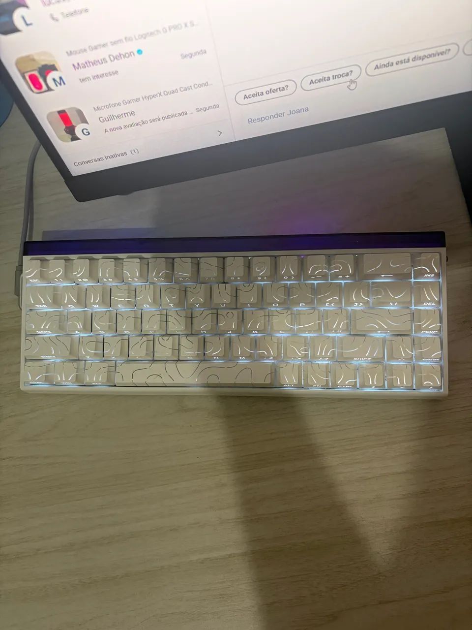 Teclado Magnético Aula hero 68 he - Foto 3