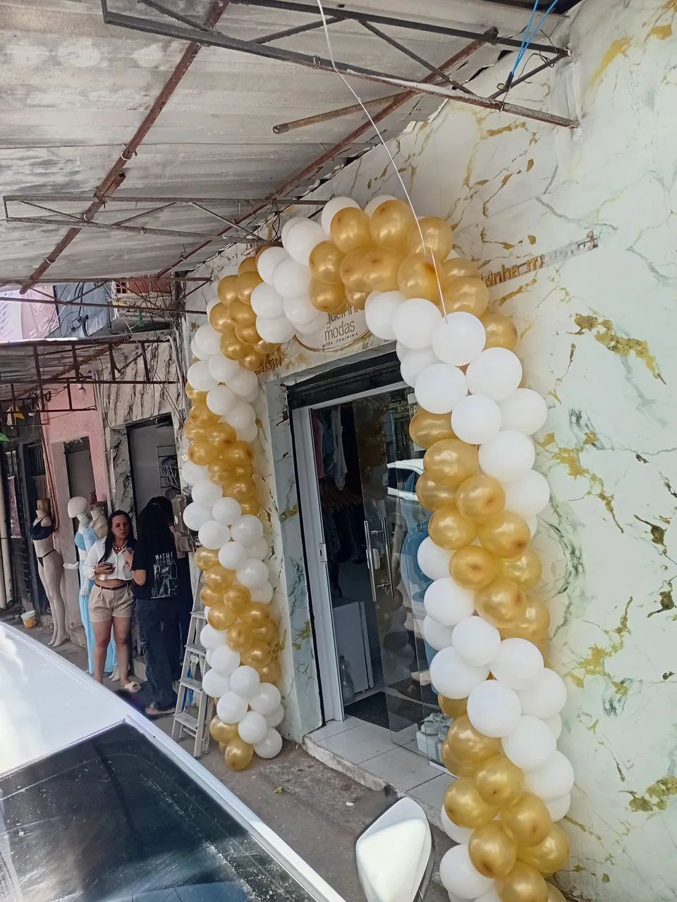 Enchimento com balões 