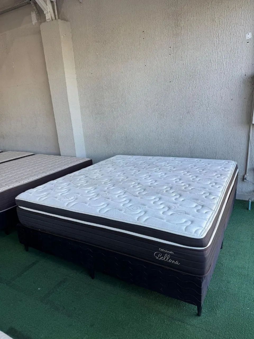 Cama Box King Size Ortobom seminova - Foto 3