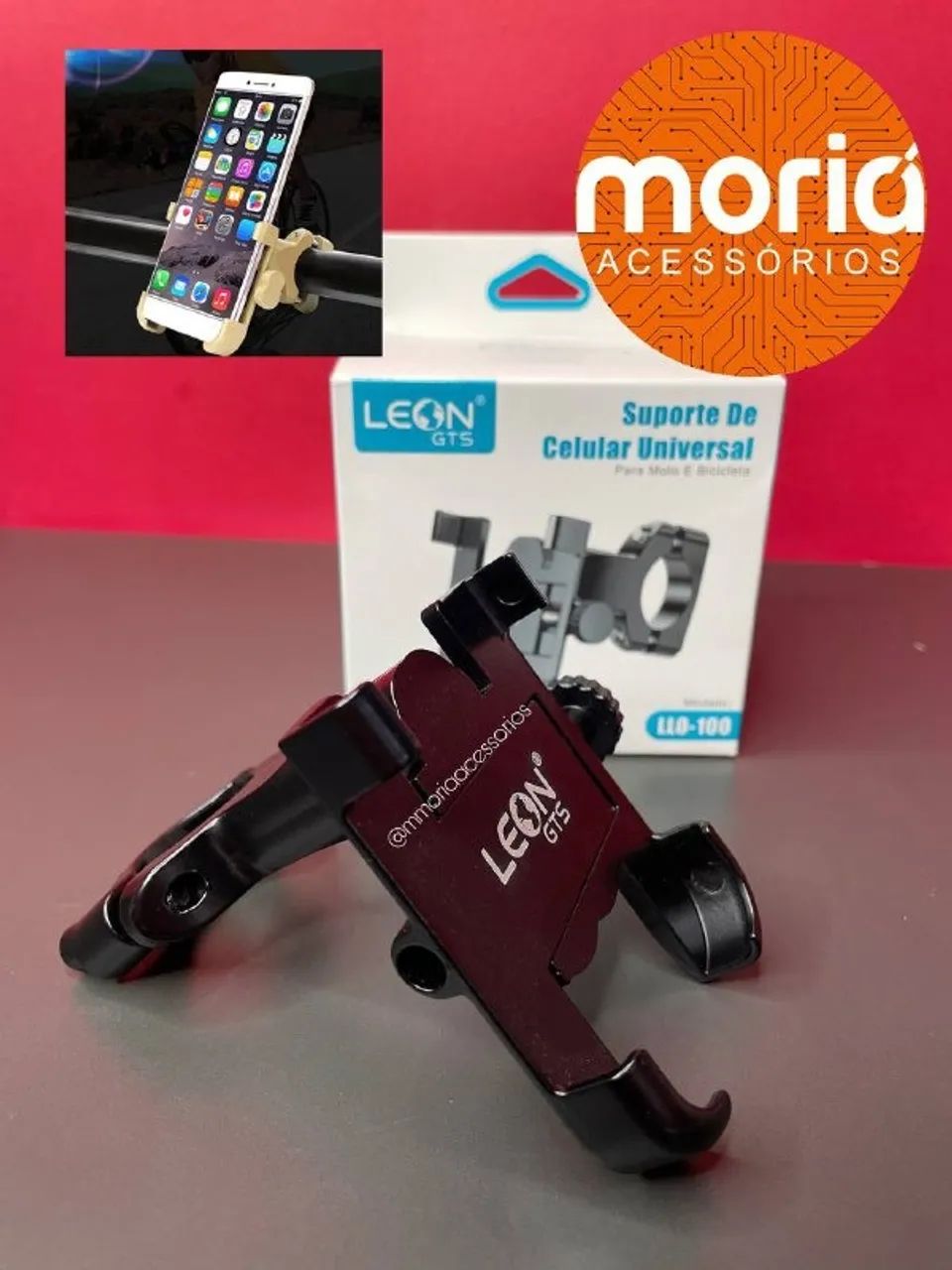 Suporte de Celular para Moto e Bicicleta para Guidon - Foto 3