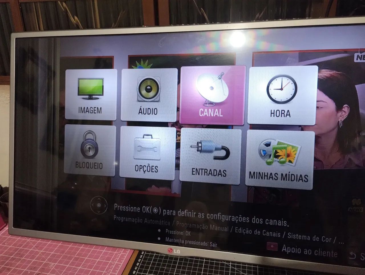 TV led 32 LG leia 