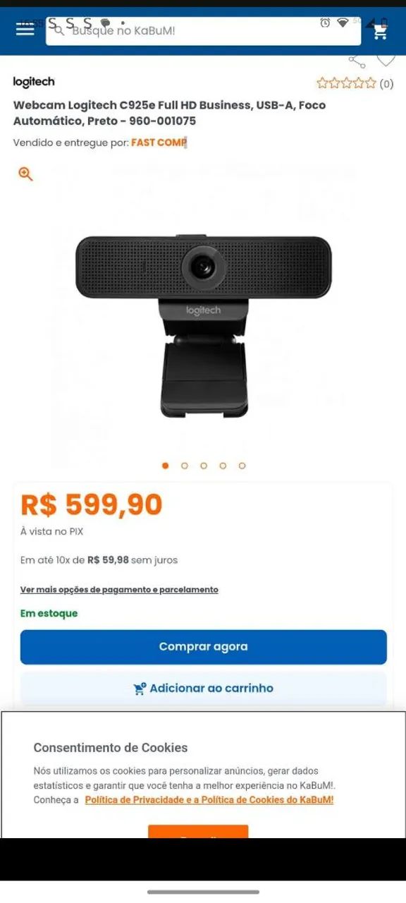 Webcam Logitech C925e - Foto 3