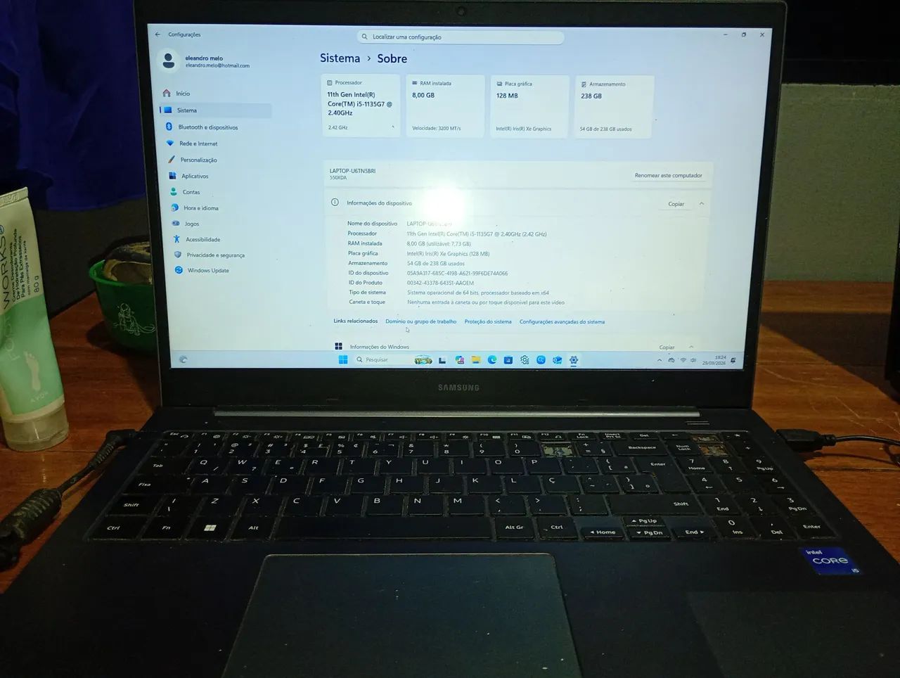 Notebook Samsung com defeito  - Foto 3