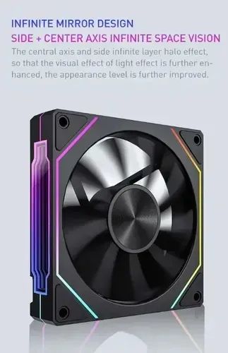 Fan Prism 5 Pro Argb - Black (kit Com 8) - Foto 3