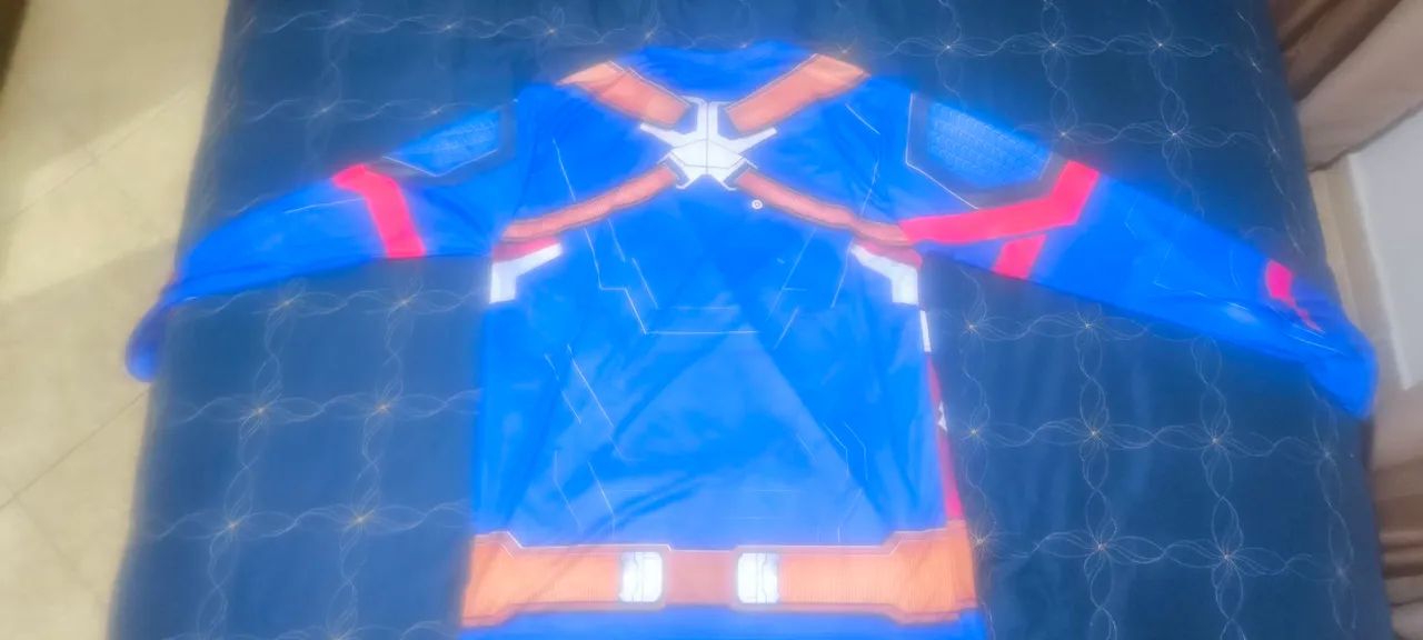 VENDO CAMISAS CAPITÃO AMÉRICA MANGAS CURTA E LONGAA - Foto 4