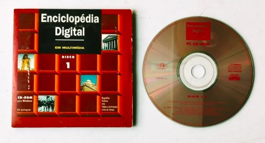 CD-Rom Enciclopédia Digital em Multimídia (Disco 1) - 1998 - Usado - Foto 4