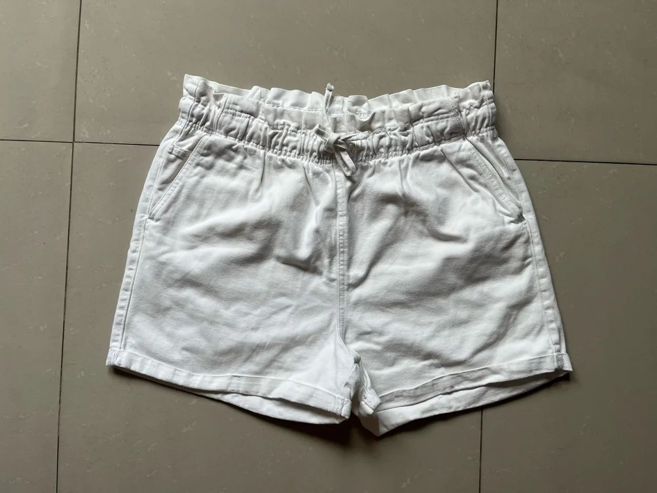 Bermuda Jeans Branca 