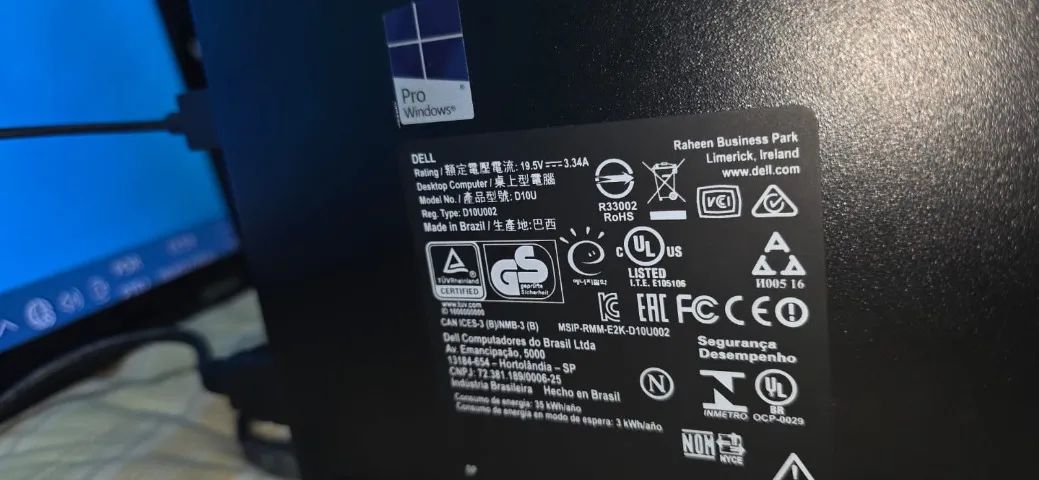 Mini Desktop Dell Optiplex 3050 - CORE i5 - 7500T CPU @ 2.70GHZ 792 MHZ - 8,00  - Foto 4