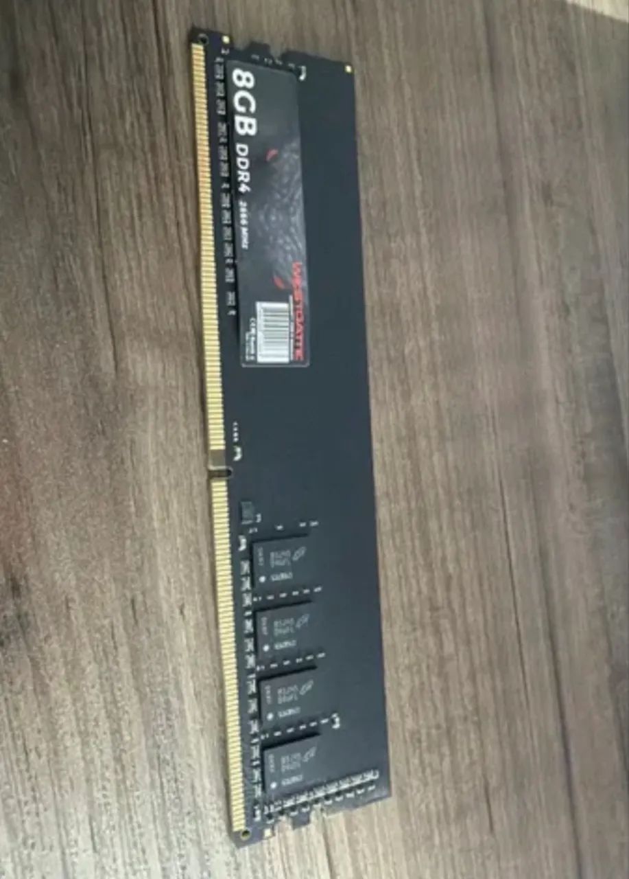 Memória ram ddr4 8gbs