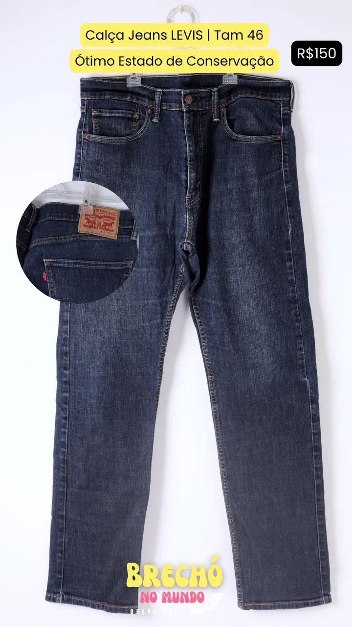 CALÇA JEANS LEVIS ORIGINAL MASCULINA 