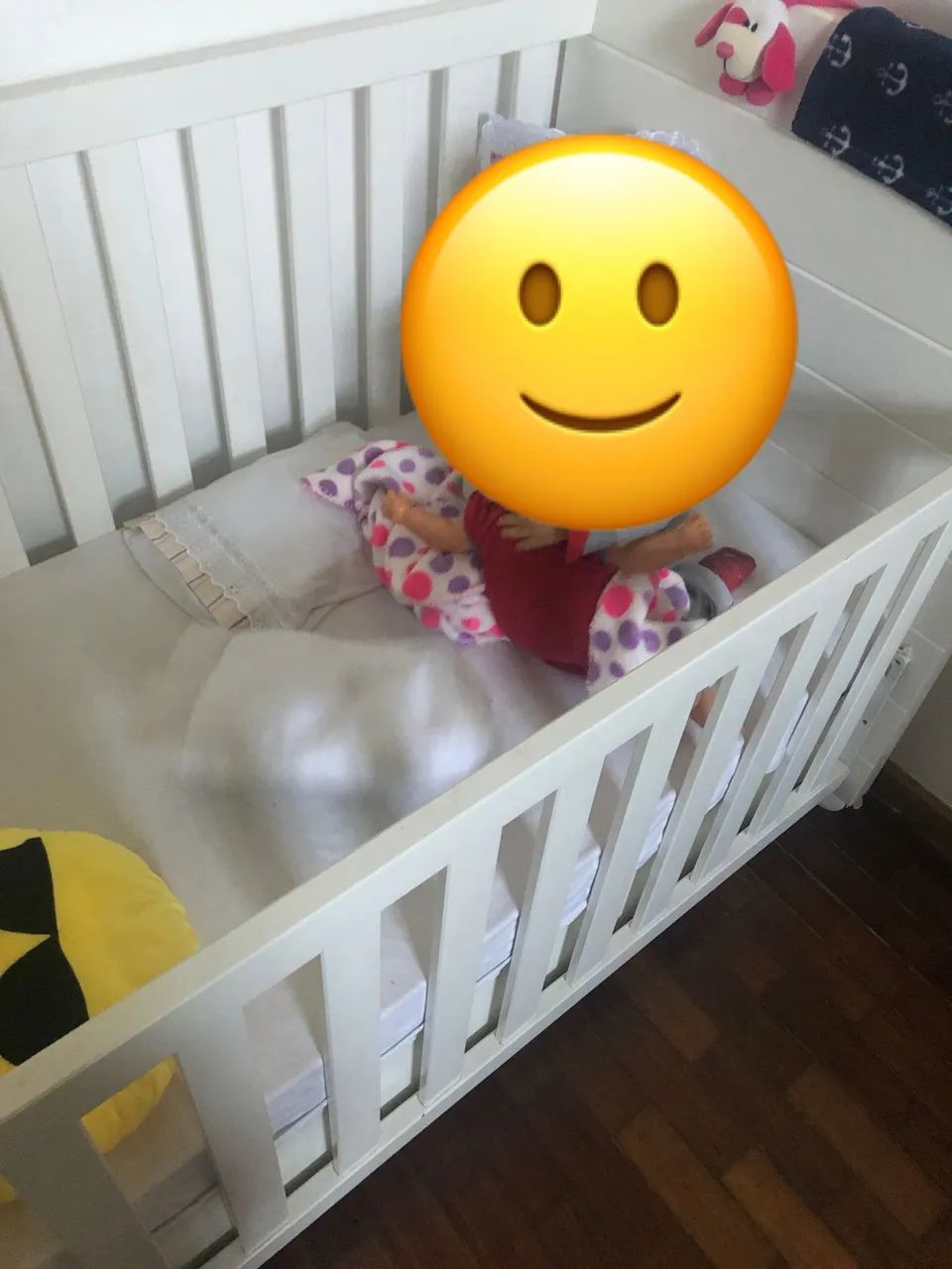 Berço quater vira caminha com colchão  - Foto 3