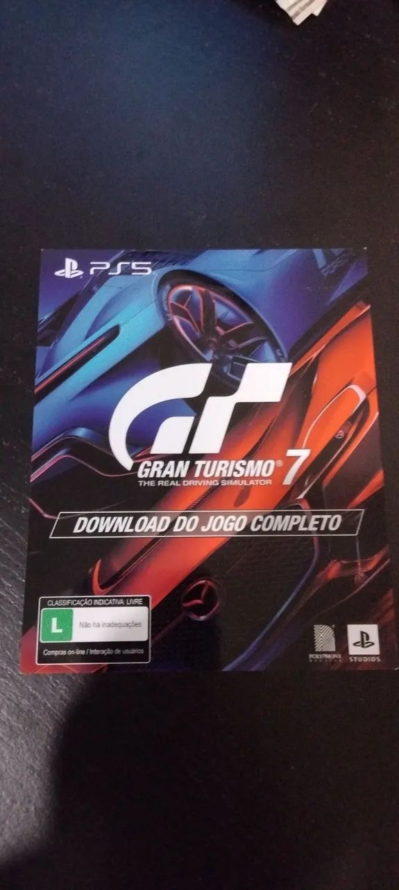 Gran Turismo 7 PS5 - Código Novo