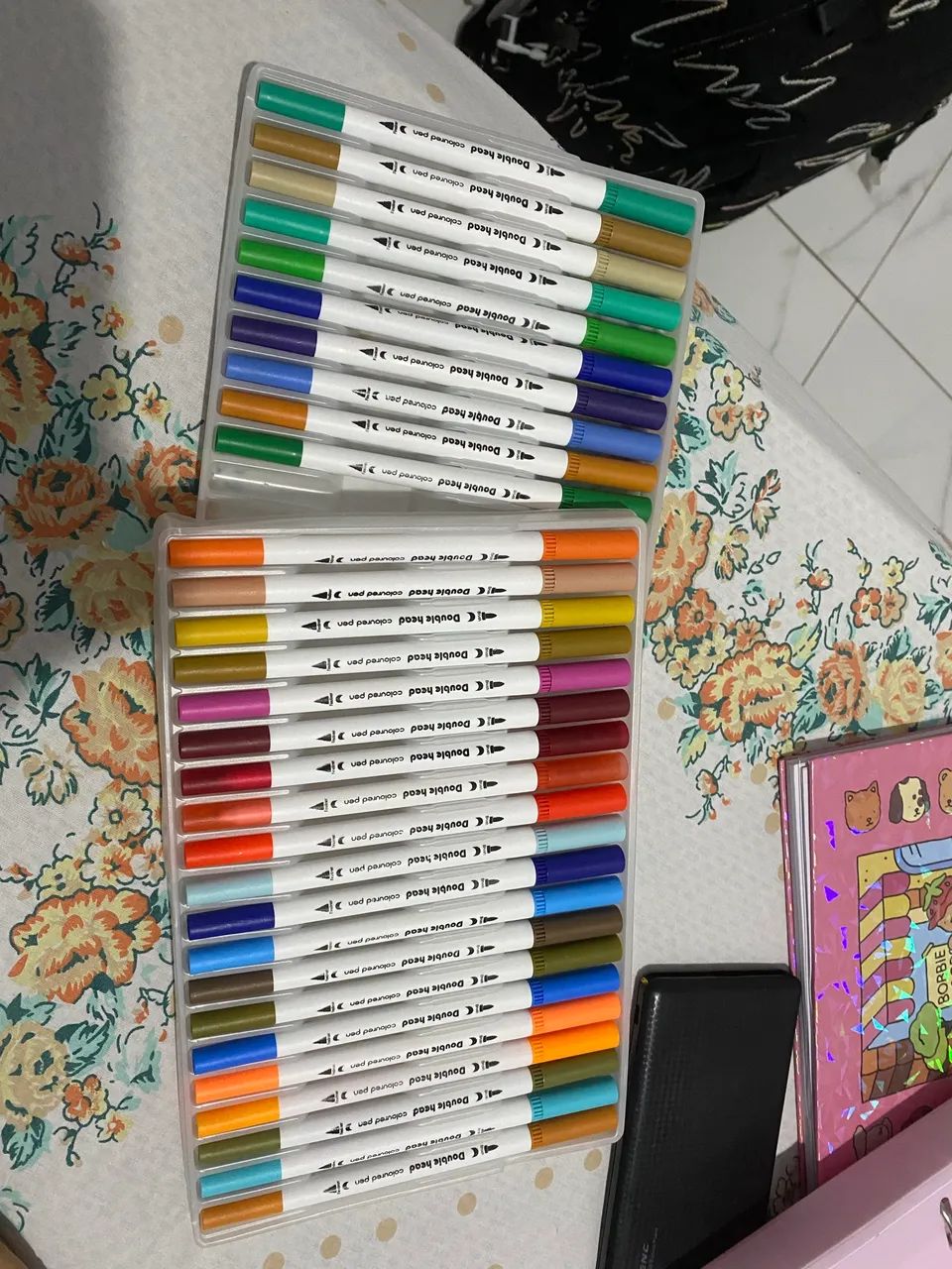 Canetinhas Coloridas Ponta Dupla - Kit ou Unidade!