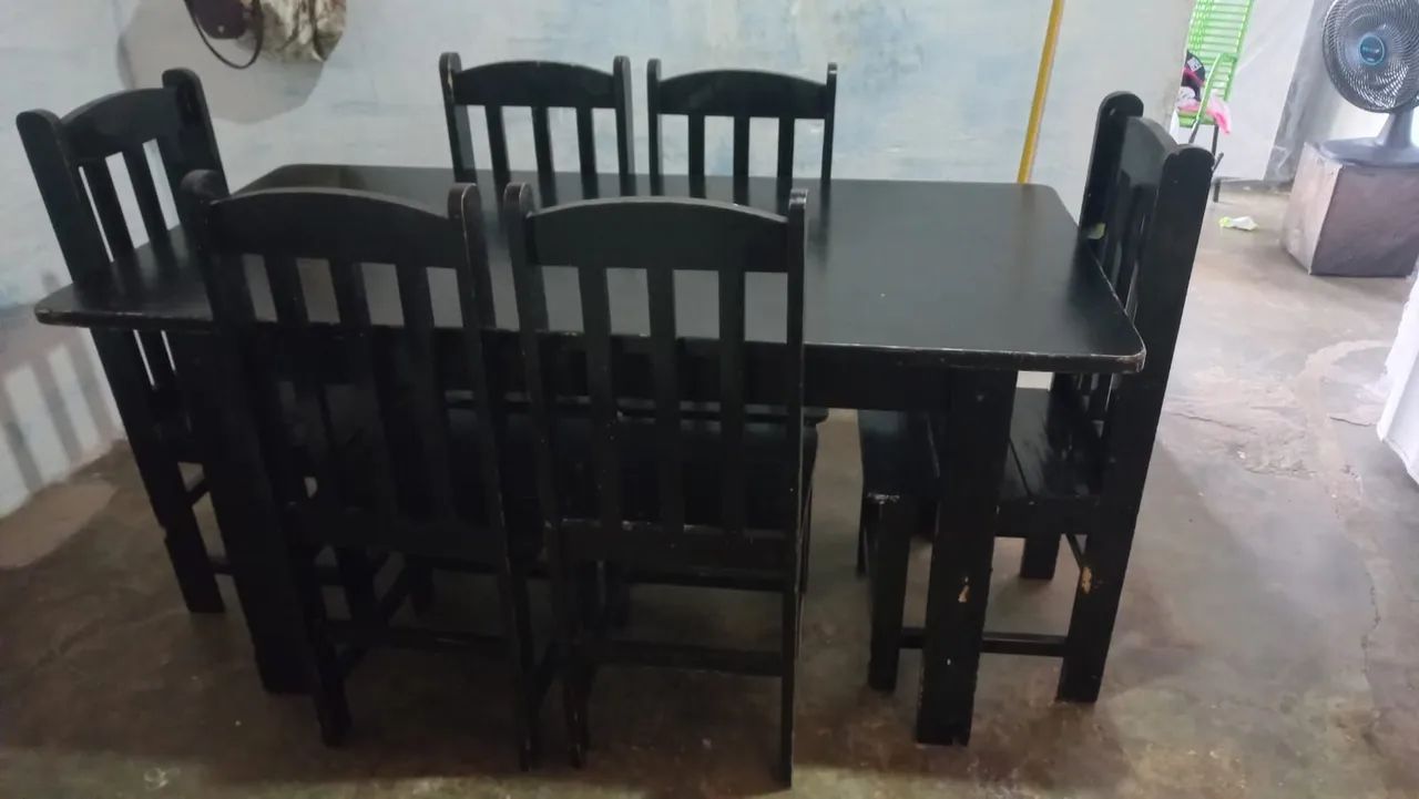 Mesa com 6 cadeiras - Foto 2