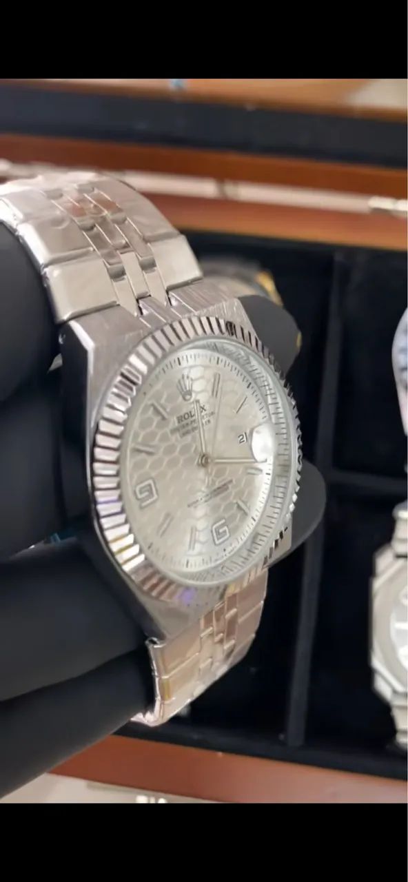 RELÓGIO ROLEX TODO EM AÇO  - Foto 5