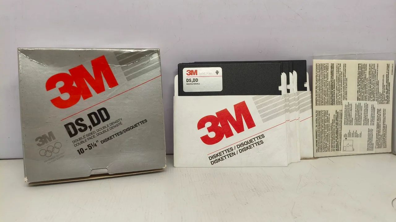 BOX 10 DISKETS 3M DS/DD  - Foto 3