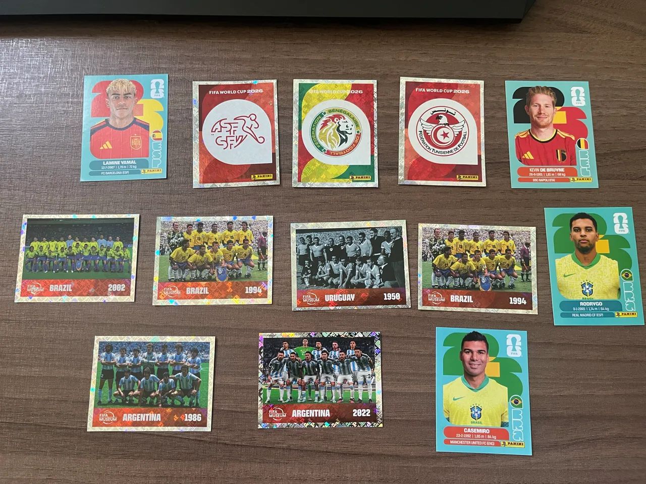 Figurinha Sortidas Copa do Mundo 2026 100 Unidades