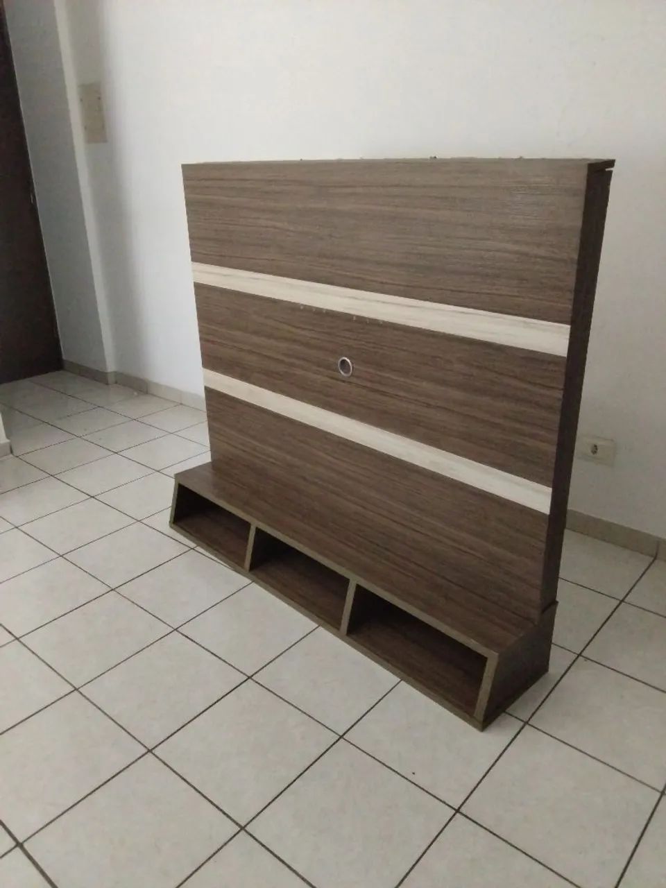 Rack para tv com suporte estante - Foto 2