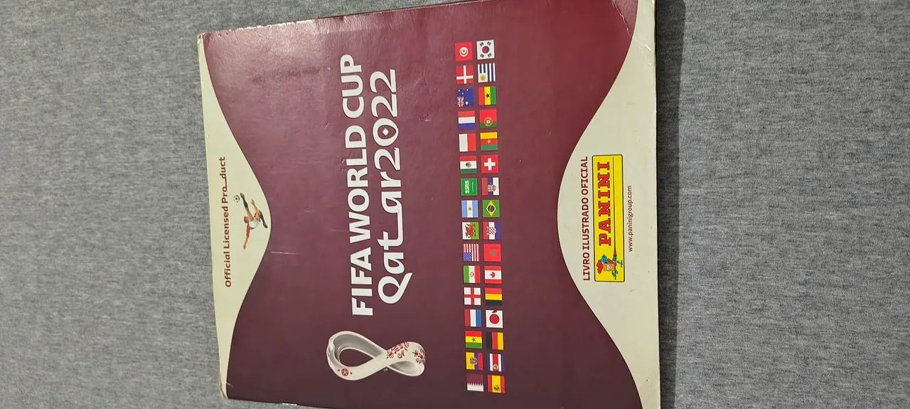 Álbum da copa de 2022 capa mole 