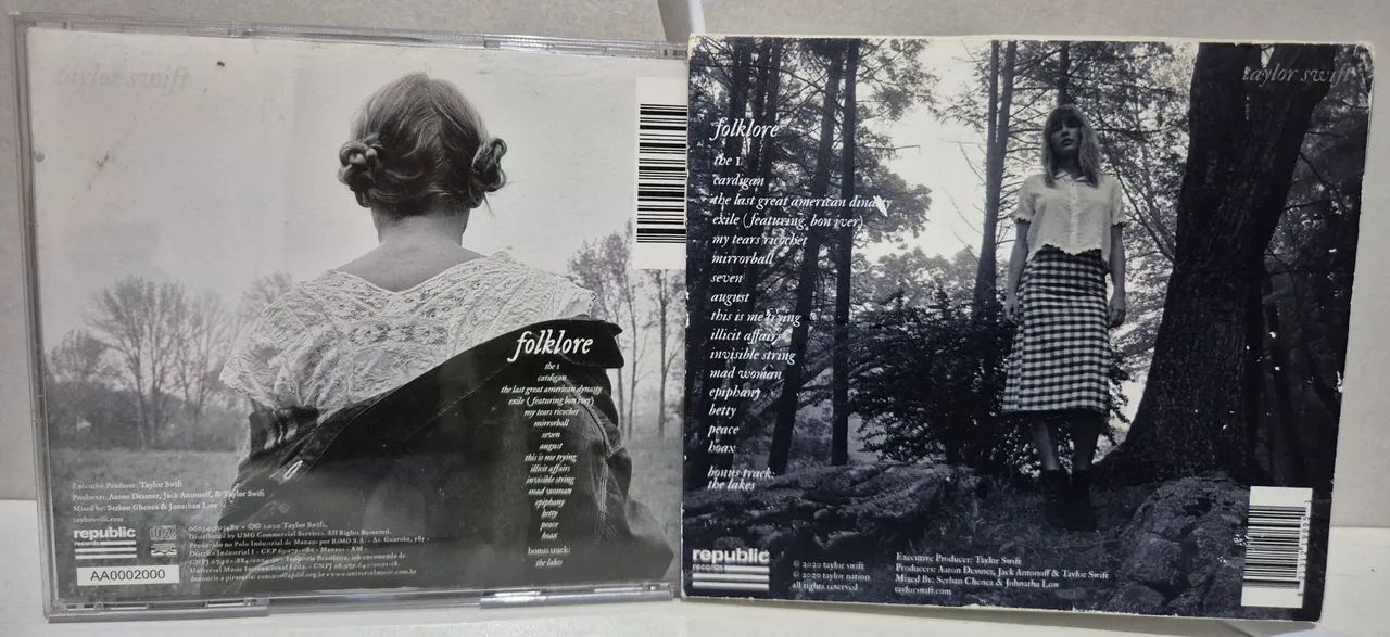 Taylor swift folklore cd + luva stolen lullabies  - Foto 2