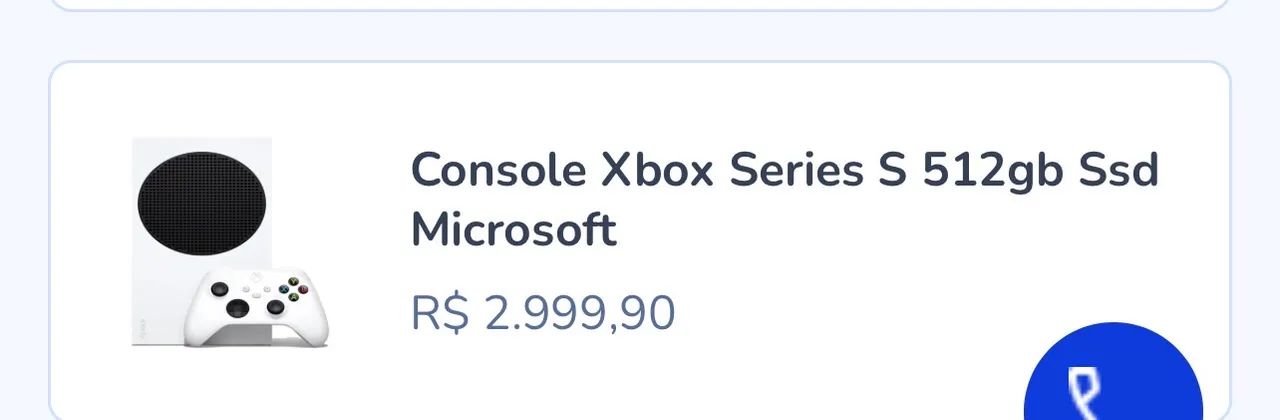 Console XBOX série S 512 tb