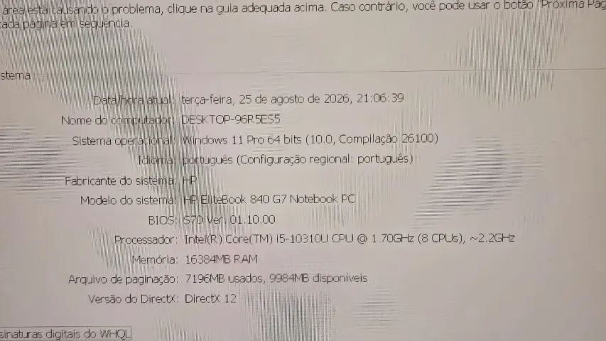 Notebook Hp Elitebook Core I5 10th 16gb Ssd Win11  - Foto 5