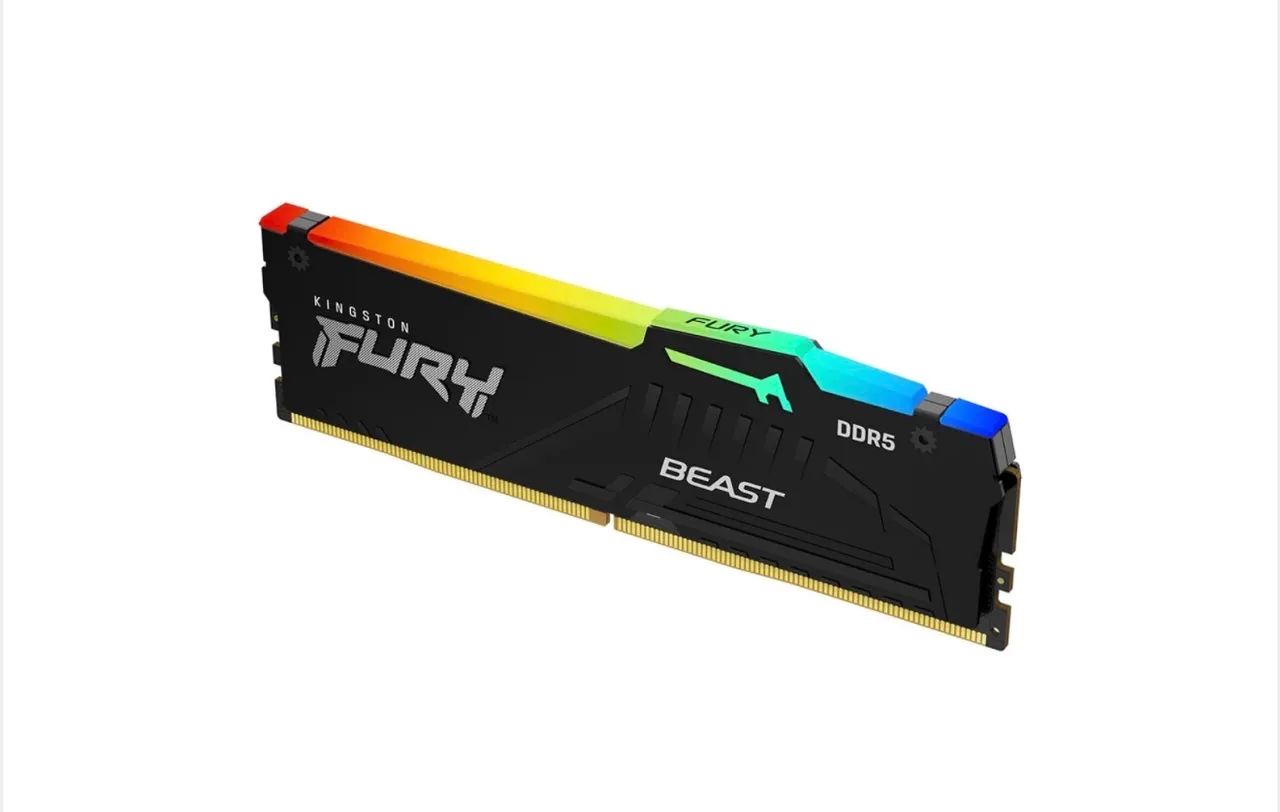 Memória DDR5 Kingston Fury Beast EXPO, RGB, 8GB, 6000Mhz, Black, KF560C36BBEA-8